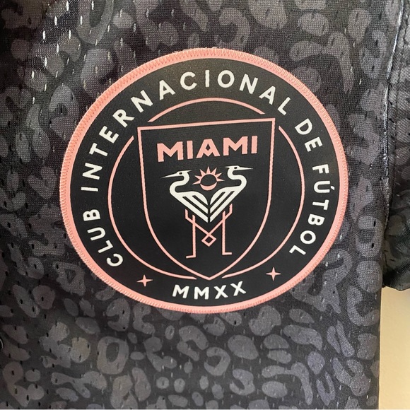Mitchell & Ness Wild Life Mesh Miami Futbol button front jersey size small - Picture 6 of 9